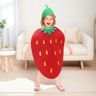 いちごのフルーツコスチューム1点。子供用コスプレ衣装。着心地 - Easy Cosplay Prop のレビューと価格